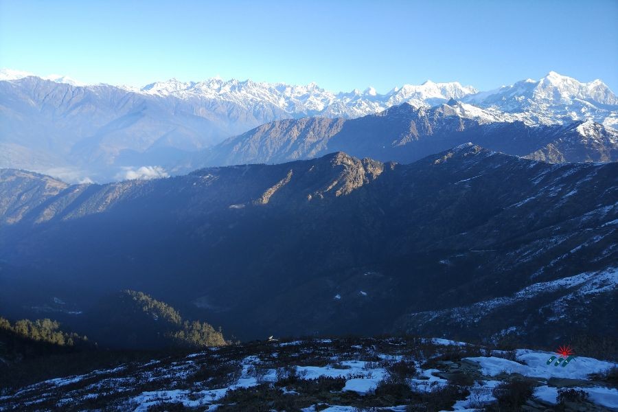 Landscape View from Pikey Peak Trek